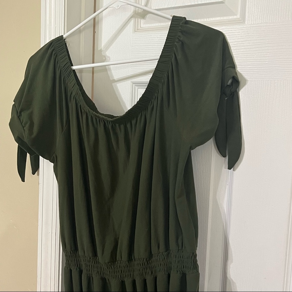 Derek Heart Plus, Off the Shoulder Maxi, 1X